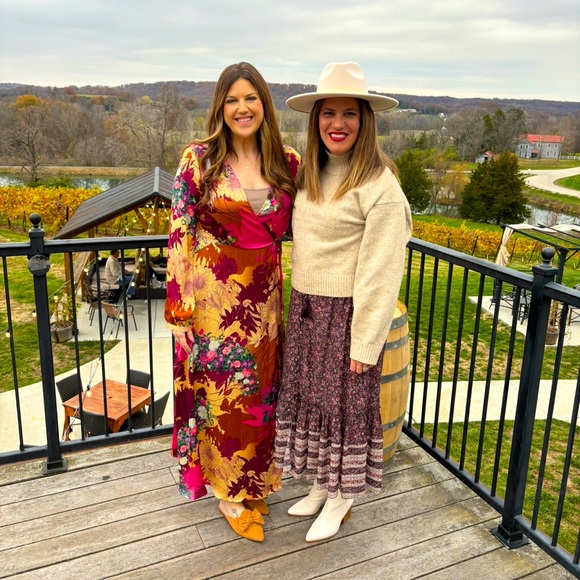 Lulus “put on a smile “ Floral Wrap Dress size XL - Picture 6 of 10